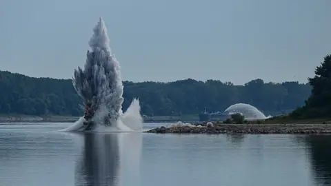 Europe is blowing up riverbeds as an extreme drought wreaks havoc on its economy