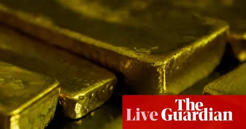 Gold hits highest level in three months as traders worry about US inflation and bond market jitters – as it happened