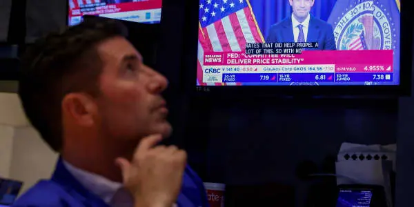 Dow drops 600 points as Fed rate hike and Warsh's inflation talk unnerve investors: Live updates