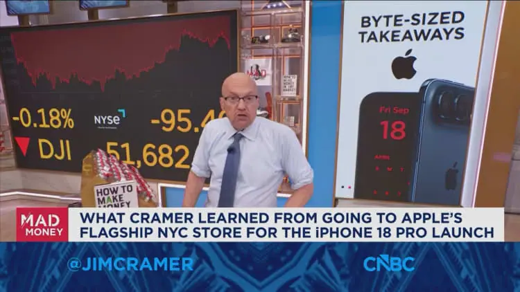 Jim Cramer shares his expectations for Apple's new hardware releases