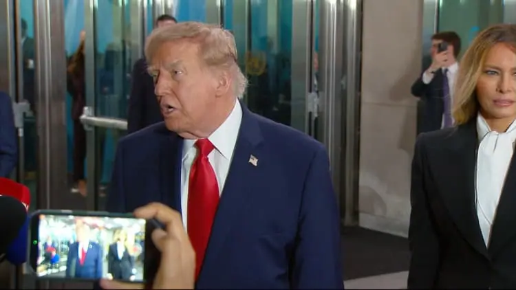 'You should not be here': Trump lashes out at CNN reporter ahead of UN speech