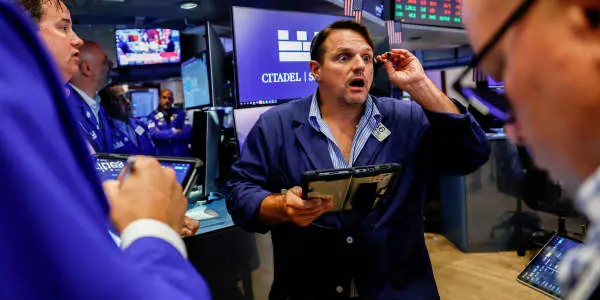 Dow tumbles more than 300 points, Nasdaq drops 1% as Treasury yields surge: Live updates