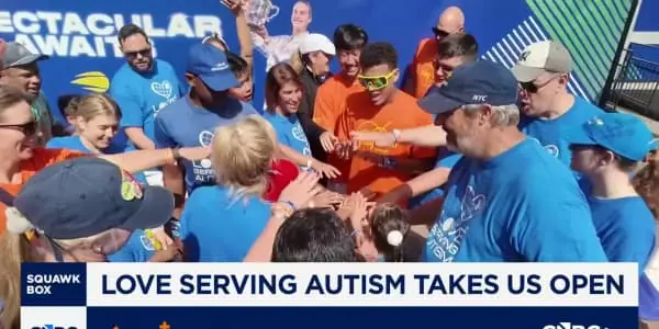 Young athletes take center court at U.S. Open