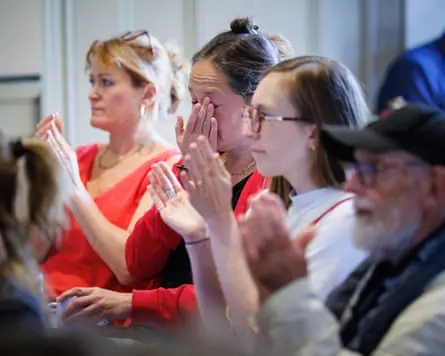 People in Frome town hall.