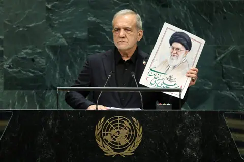 At UN General Assembly, Iran's president responds to Trump's 'annihilation' threat