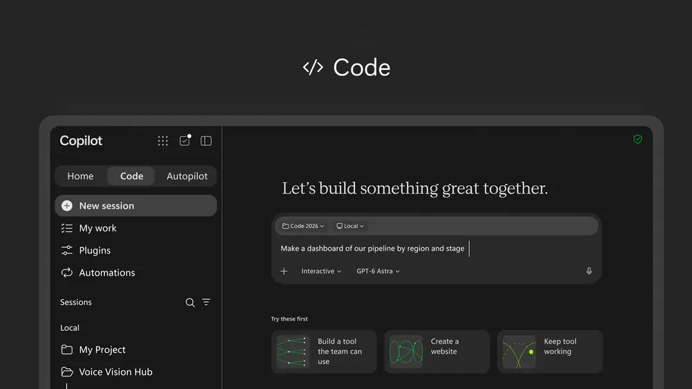 Vibe-coded apps run in a secure sandbox within the enterprise tenant. Screenshot by Microsoft