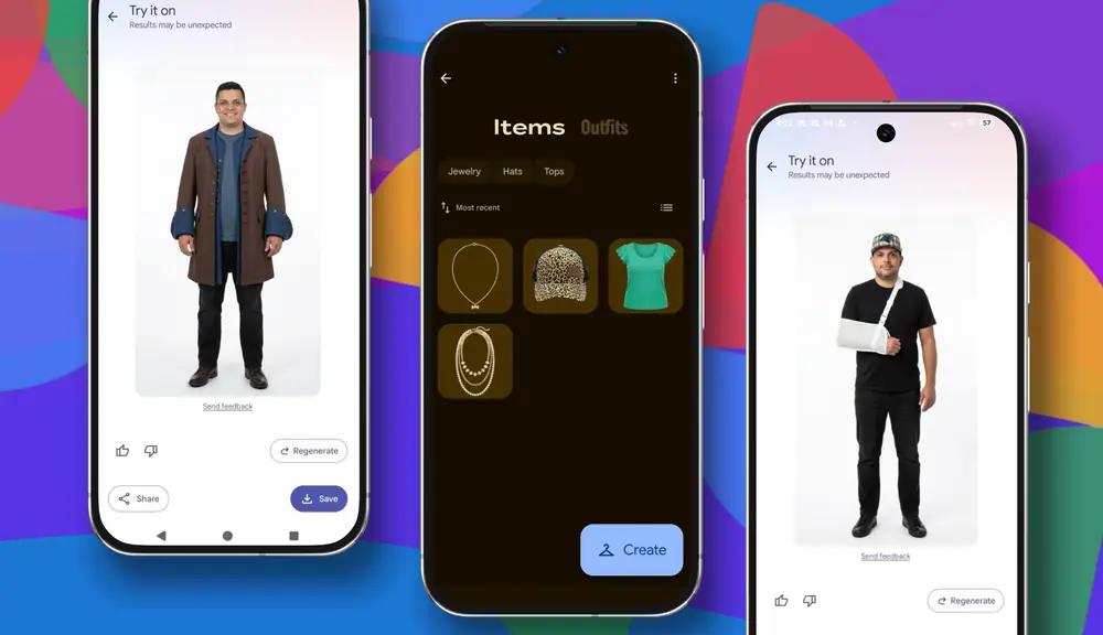 AI Wardrobe in action