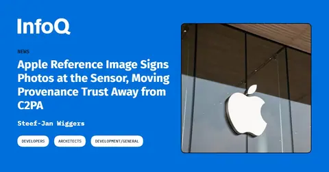 Apple Reference Image Signs Photos at the Sensor, Moving Provenance Trust away from C2PA