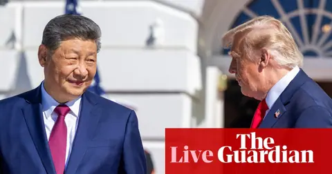 Trump told Xi Jinping that China helping Iran is ‘unacceptable’, official says – live
