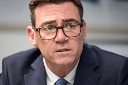 Close-up of Burnham in interview