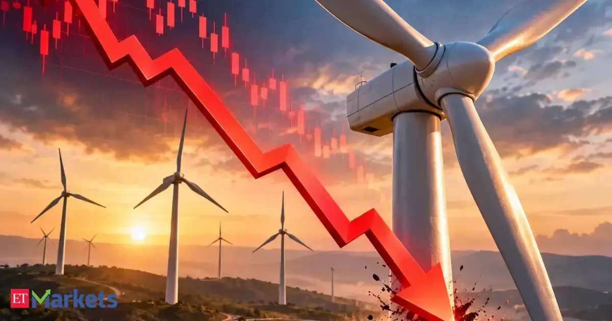 Suzlon Energy shares fall 2% to near six-month low, down 15% in one month