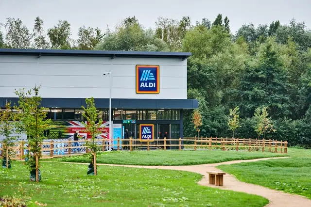 Discount supermarket Aldi has pledged to invest £900 million in another 40 new stores next year (Aldi/PA)