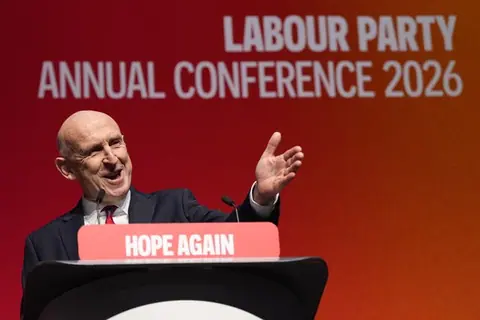 Chancellor John Healey during the Labour Party conference in Liverpool (Peter Byrne/PA)