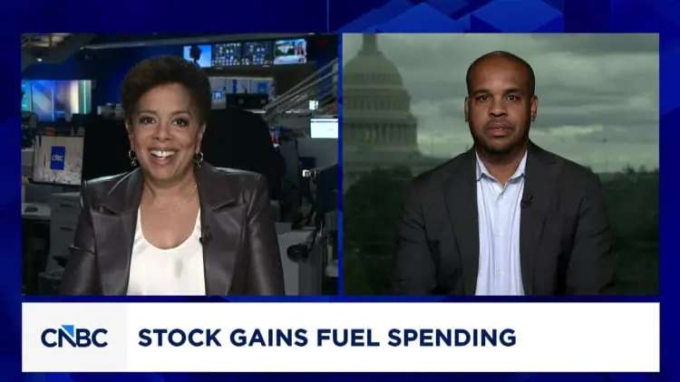 More Americans are tapping investments to fuel spending