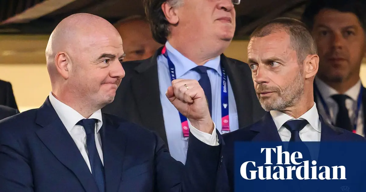 ‘The emperor is naked’: Uefa president Ceferin takes new swipe at Infantino