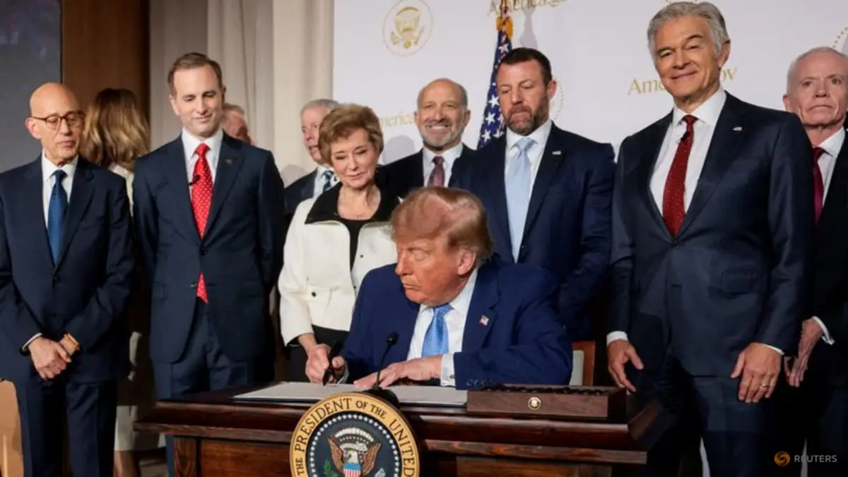 Trump, tech executives sign 'morally binding' AI document