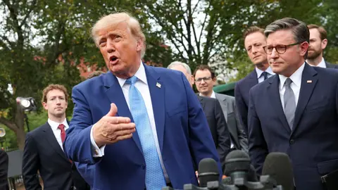 Trump tries to rename AI 'super intelligence' as polls show him sinking on key issue