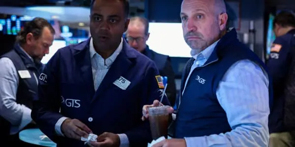 Dow slides more than 300 points to start week as Treasury yields pressure stocks