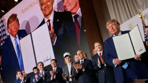 Trump releases AI accord with tech executives