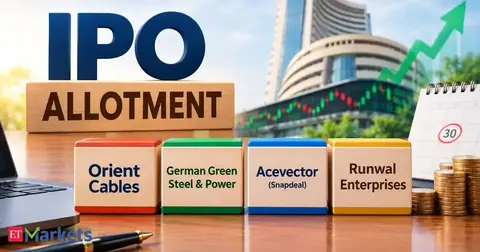 IPO allotment today: Orient Cables, German Green among 4 issues; check status, GMP and listing date