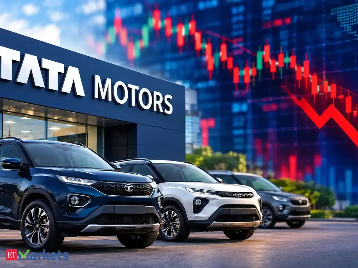 Tata Motors PV shares fall over 3% despite 40% Q2 sales growth; Nifty Auto index down over 4%