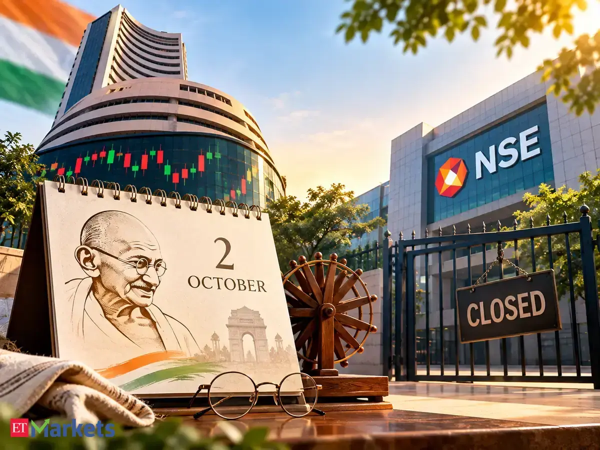 Stock Market Holiday: Are BSE, NSE open or closed for Gandhi Jayanti tomorrow? Check upcoming market holidays