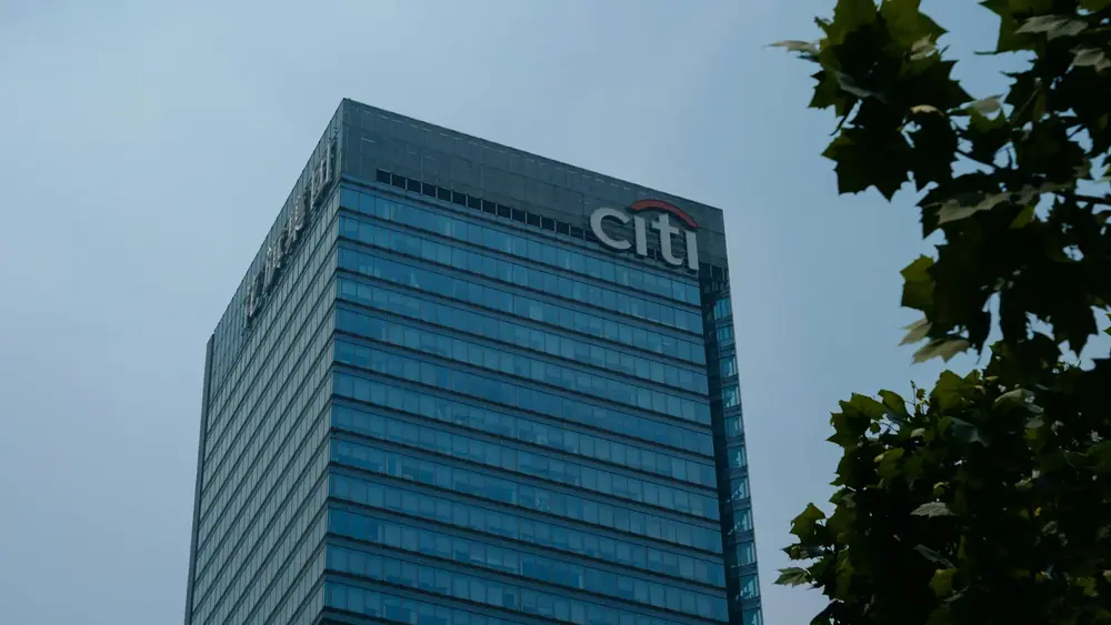 Citi building. (Photo: Declan Sun-Unsplash/Modified by CoinDesk)