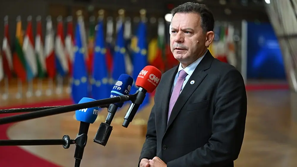 FILE: Portugal's Prime Minister Luís Montenegro arrives for the EU summit in Brussels, 22 January 2026