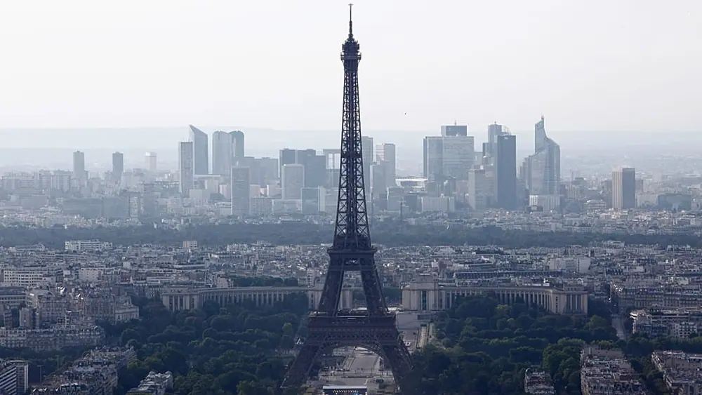View of the La Défense business district.