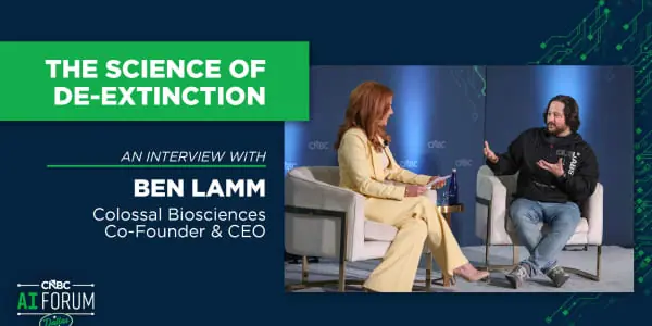 Colossal Biosciences' Ben Lamm on AI and the science of de-extinction
