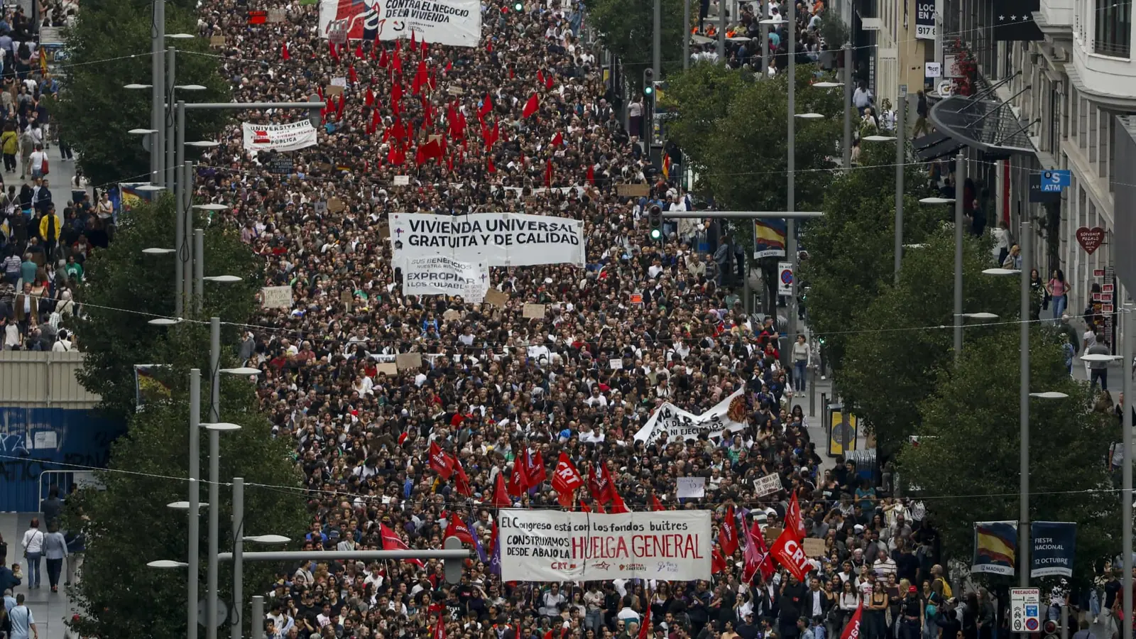 Tens of thousands protest across Spain over housing crisis