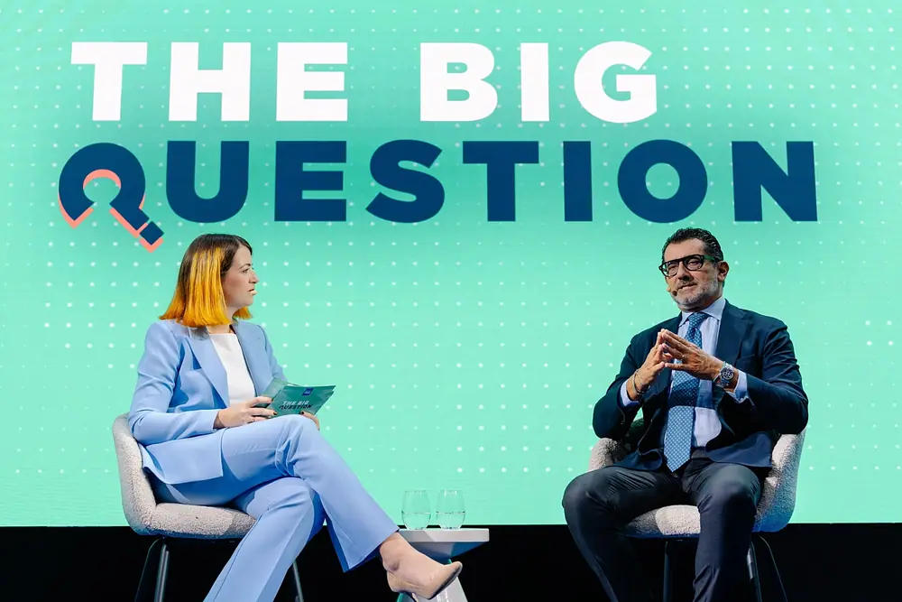 Gianni Onorato, CEO of MSC Cruises joined Hannah Brown on The Big Question
