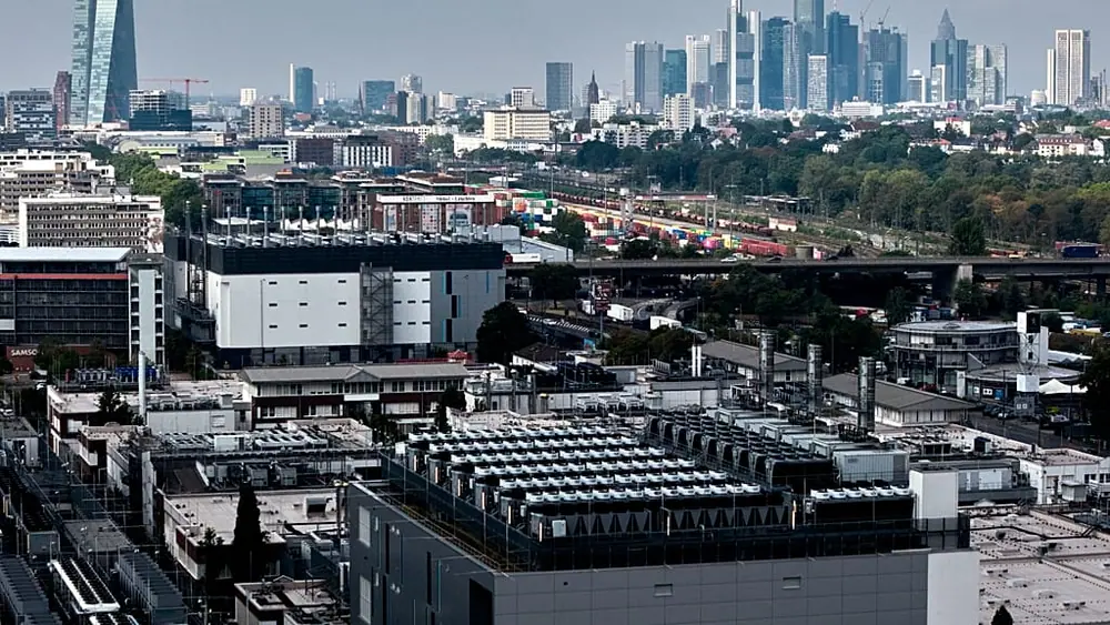 File - Data centers are pictured in Frankfurt, Germany, Wednesday, 26 Aug. 2026.