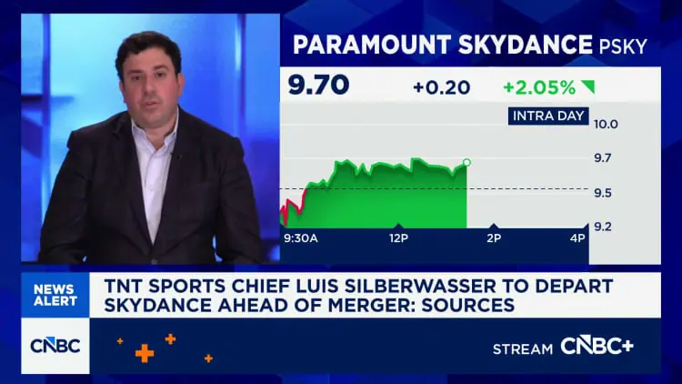 TNT Sports chief Luis Silberwasser to depart Skydance ahead of merger: Sources