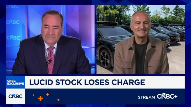 Lucid CEO Silvio Napoli: Next capital raise will be very positive for investors