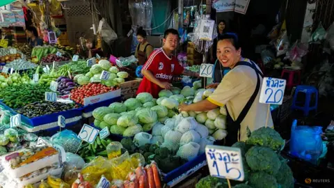 Thai September headline CPI rises 2.82% on year, below forecast