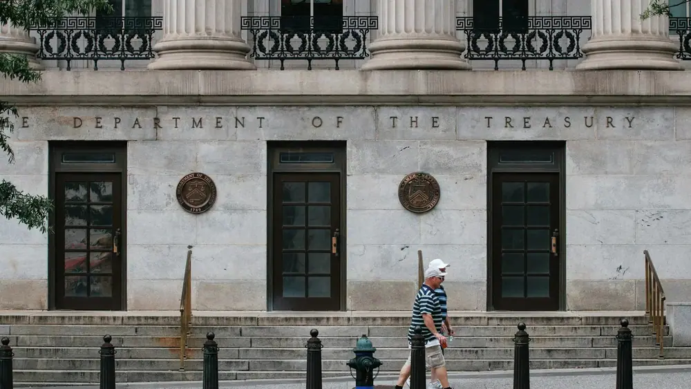 US Department of the Treasury Building (Connor Gan/Unsplash)