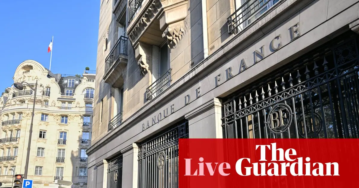 Oil price drops below $100 a barrel; UK construction output posts smallest fall since January – business live