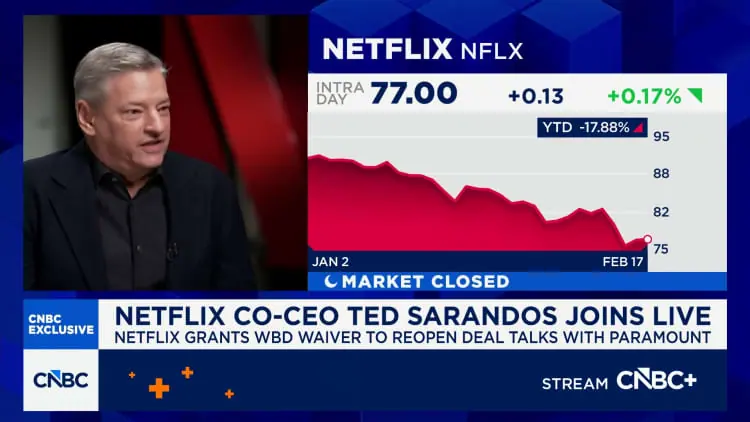 Netflix co-CEO: Paramount has been 'flooding the zone' and confusing Warner Bros. shareholders