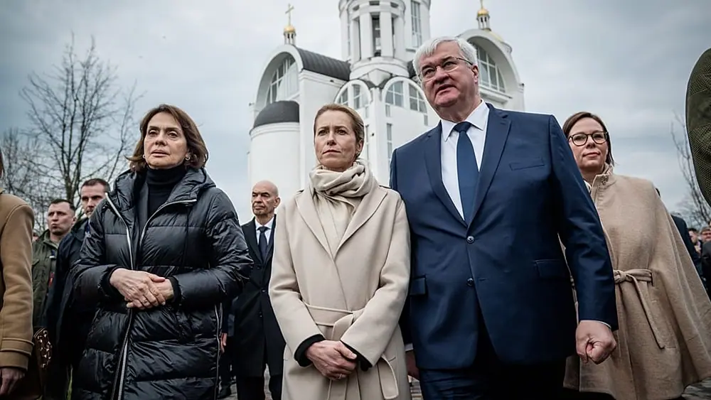 Kaja Kallas in Kyiv.