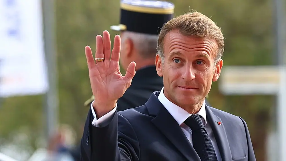 File photo of France President Emmanuel Macron