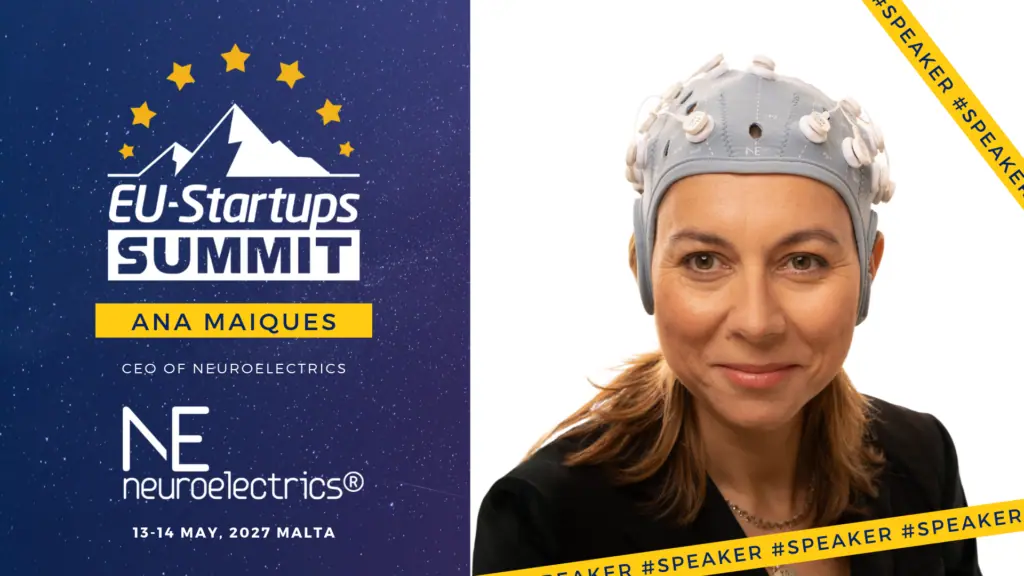 Ana Maiques, Neuroelectrics co-founder, joins the EU-Startups Summit 2027