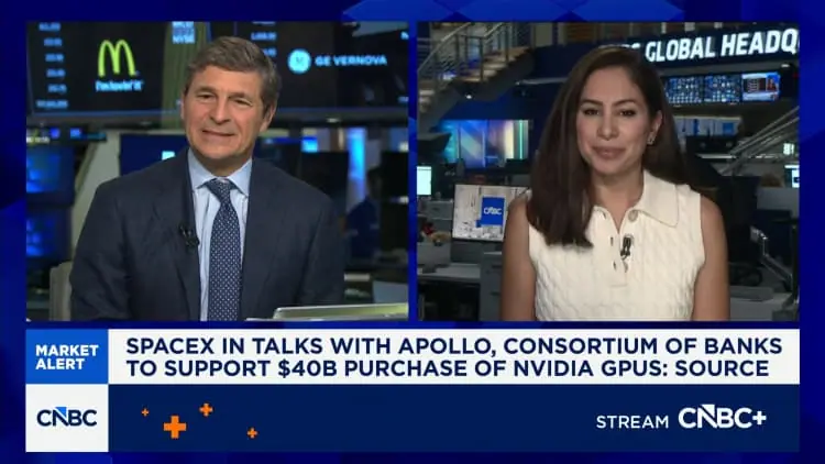 SpaceX in talks with Apollo, consortium of banks to support $40 billion purchase of Nvidia GPUs