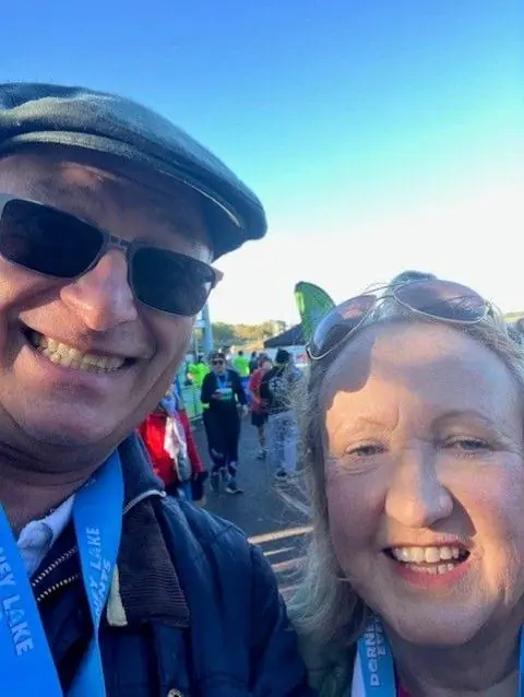 Sue Crosby and her husband