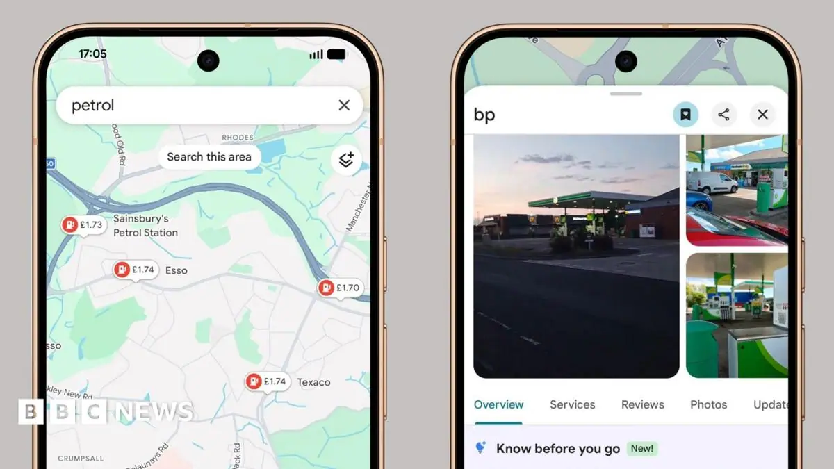 Fuel prices added to Google Maps as petrol and diesel costs soar
