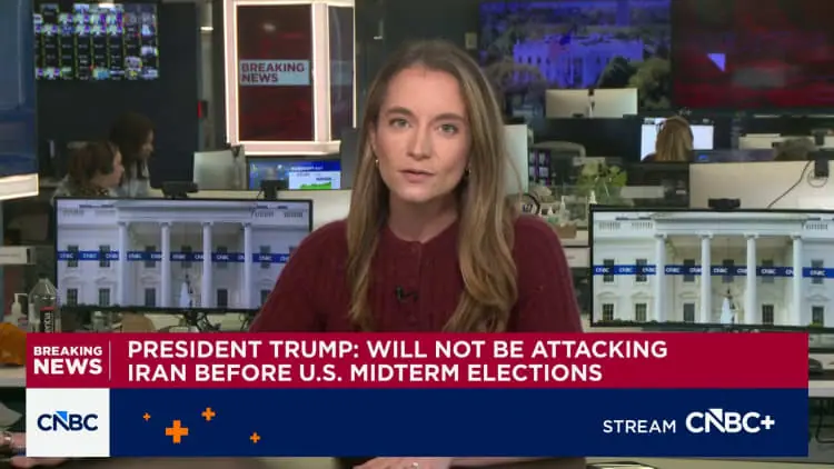 President Trump: Will not be attacking Iran before U.S. midterm elections