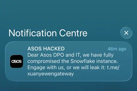 Asos cyber breach not caused by vulnerability in our platform, says Snowflake