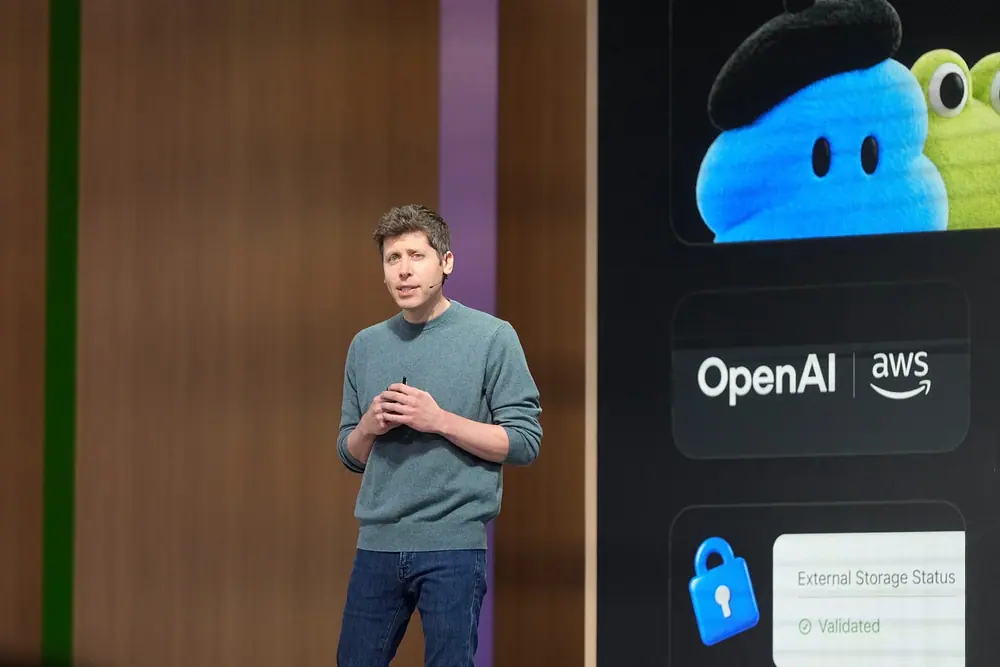 FILE. Open AI CEO Sam Altman speaks at the OpenAI DevDay 2026 conference in San Francisco, 29 Sept. 2026