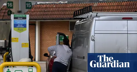 UK van drivers face extra £2.5bn in diesel costs this year, figures show