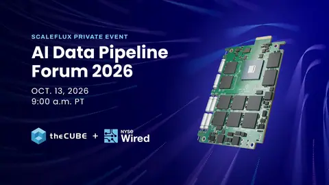 What to expect during the AI Data Pipeline Forum: Join theCUBE Oct. 13